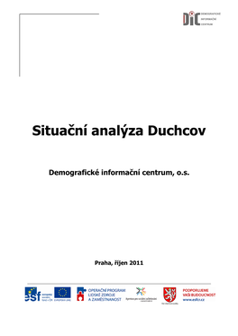 Situační Analýza – Duchcov – 2011