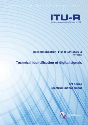 Technical Identification of Digital Signals