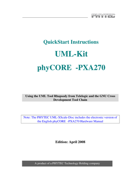 UML-Kit Phycore -PXA270