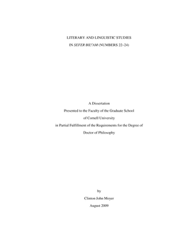 Literary and Linguistic Studies in the Song of (In Press) Songs