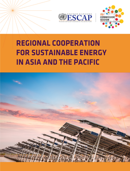 Regional Cooperation for Sustainable Energy in Asia