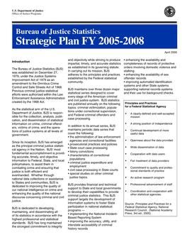 Strategic Plan FY 2005-2008