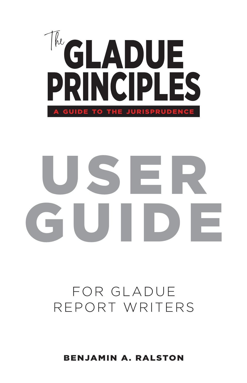 Gladue Principles a Guide to the Jurisprudence User Guide