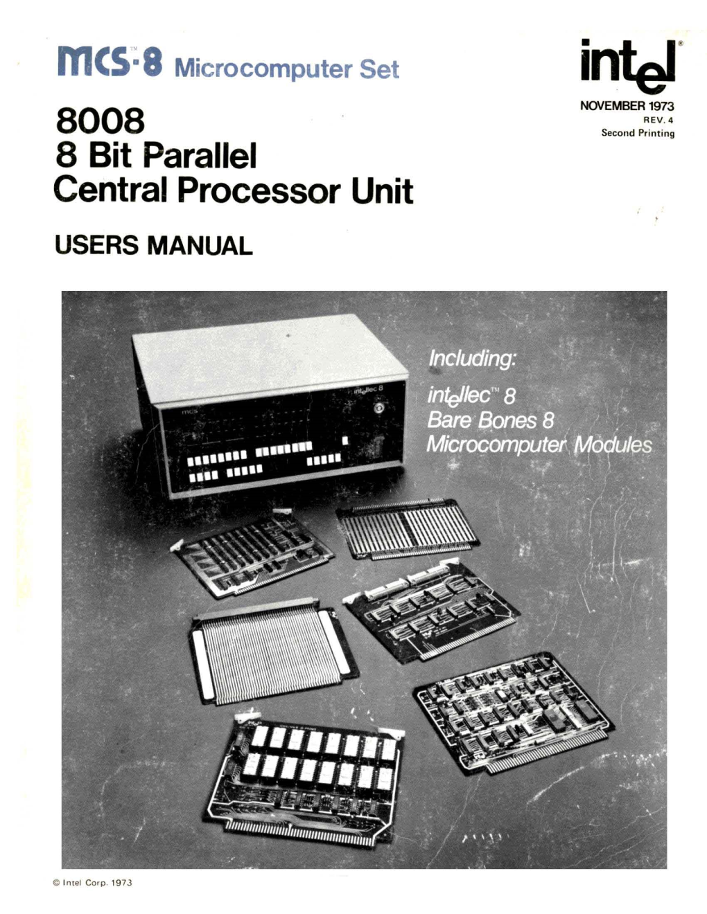 8 Bit Parallel Central Processor Unit