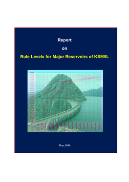 Report on Rule Levels for Major Reservoirs of KSEBL