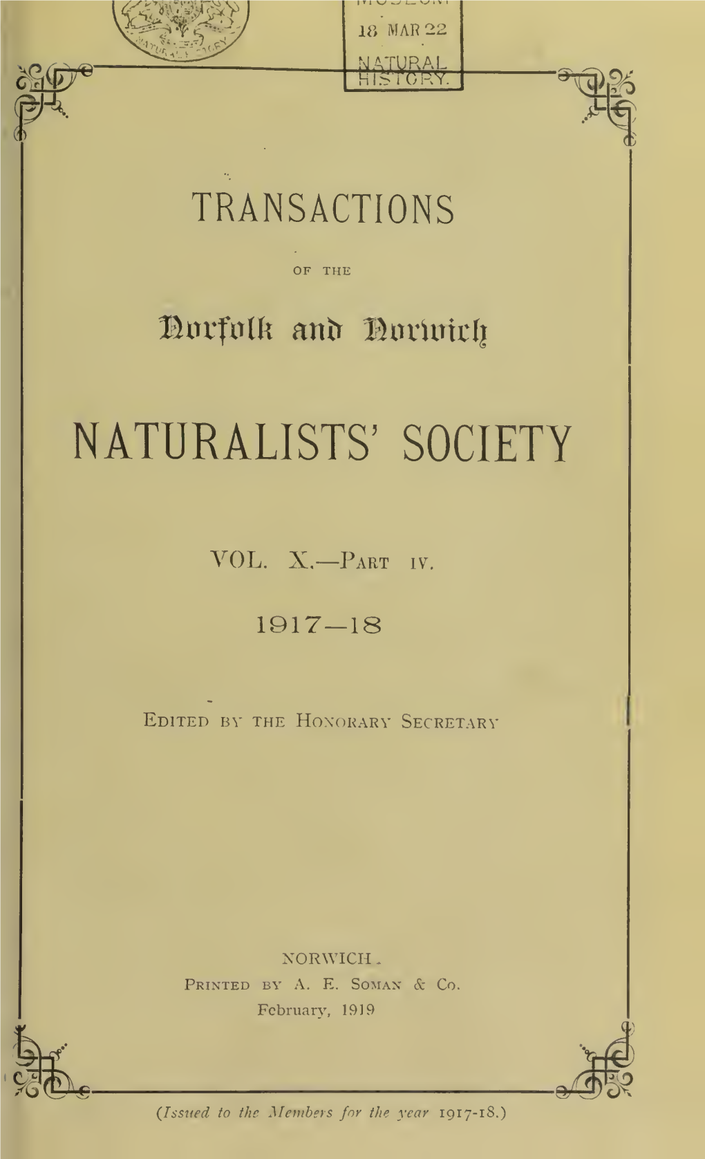 Naturalists' Society