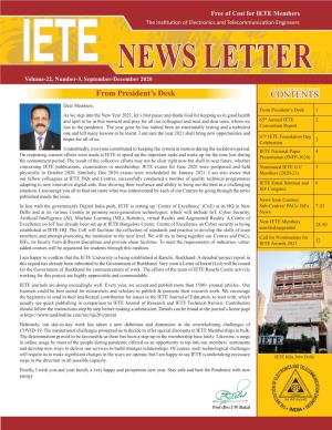 Iete News Letter