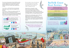 Suffolk Coast Foot Ferries