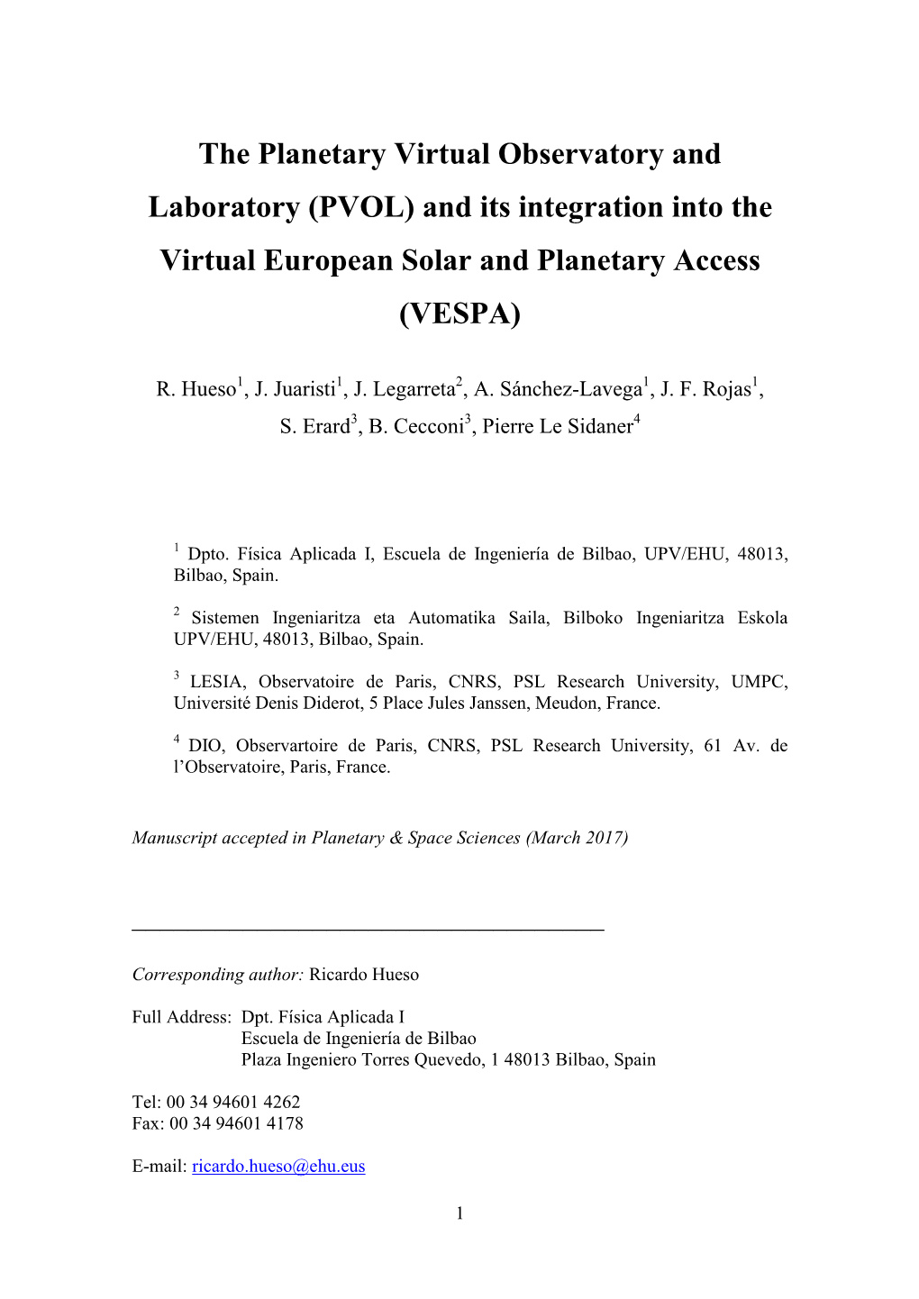 The Planetary Virtual Observatory Laboratory