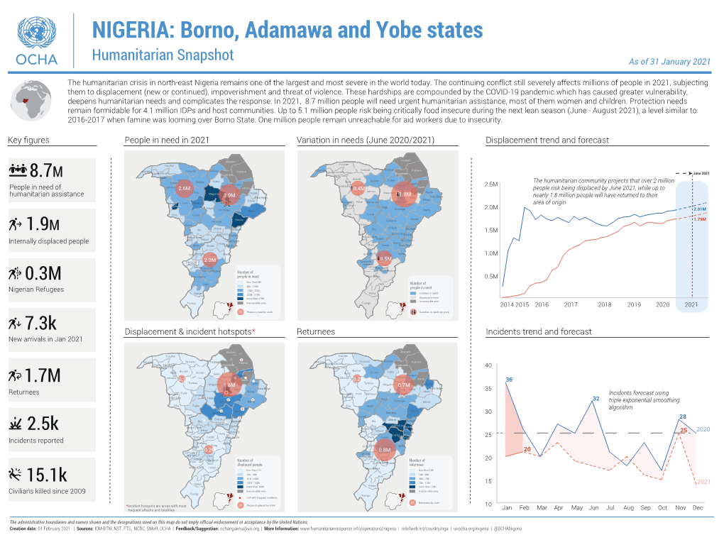 NIGERIA: Borno, Adamawa and Yobe States