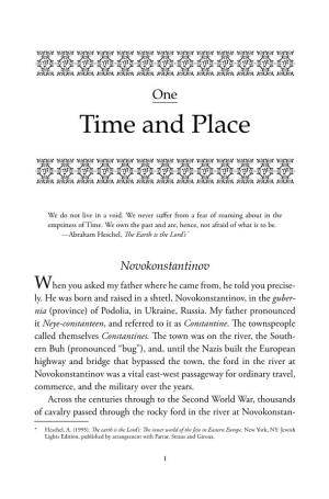 Time and Place