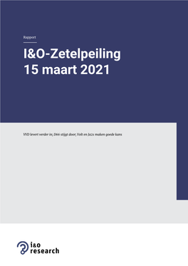 I&O-Zetelpeiling 15 Maart 2021