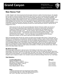 New Hance Trail