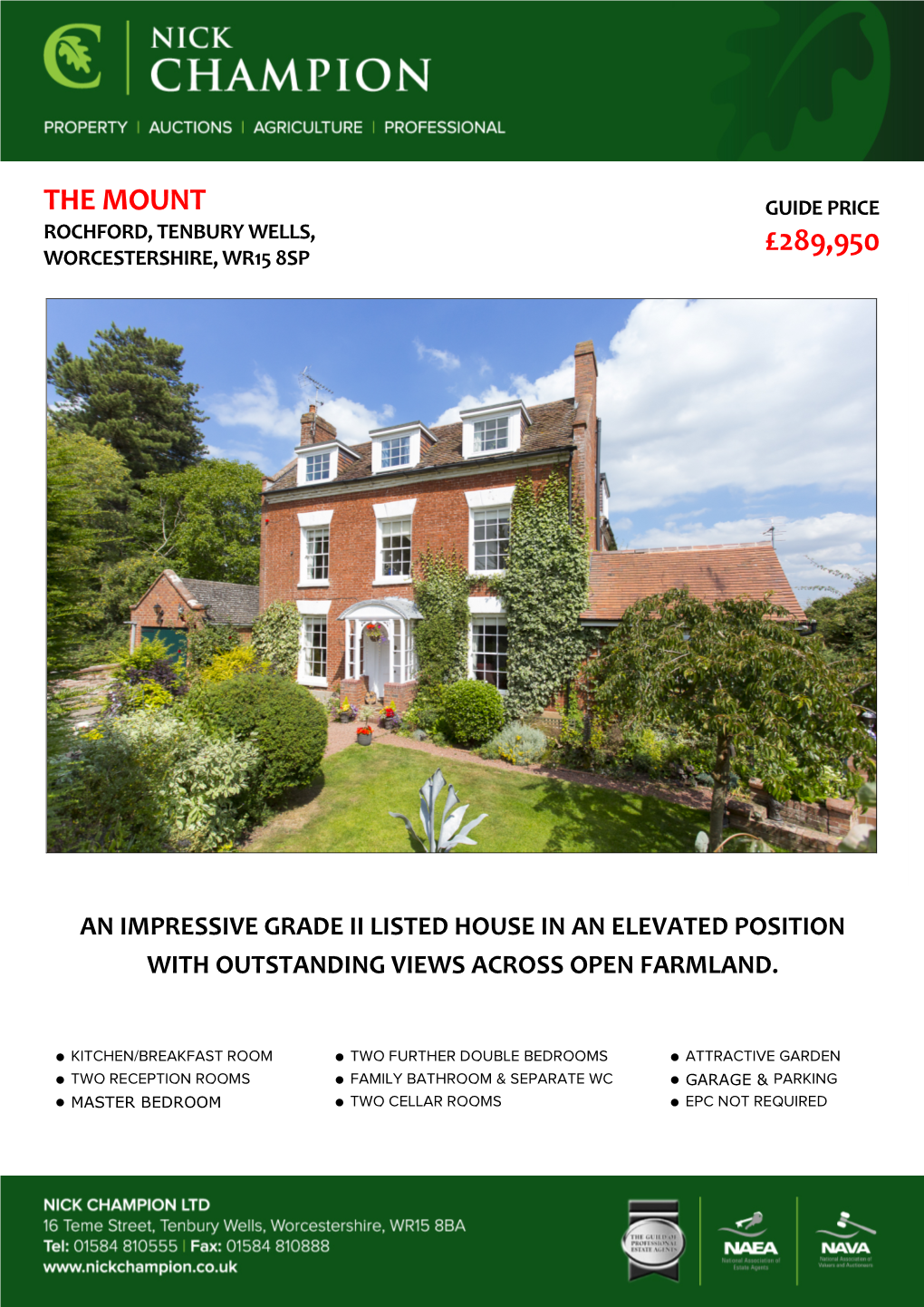 £289,950 the Mount