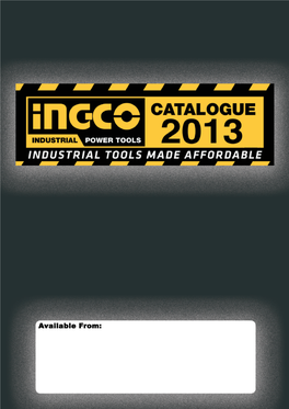 INGCO CATALOGUE PRINTERS.Indd