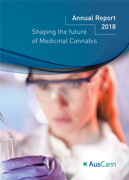 Shaping the Future of Medicinal Cannabis Annual Report 2018