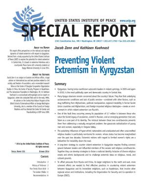 Preventing Violent Extremism in Kyrgyzstan