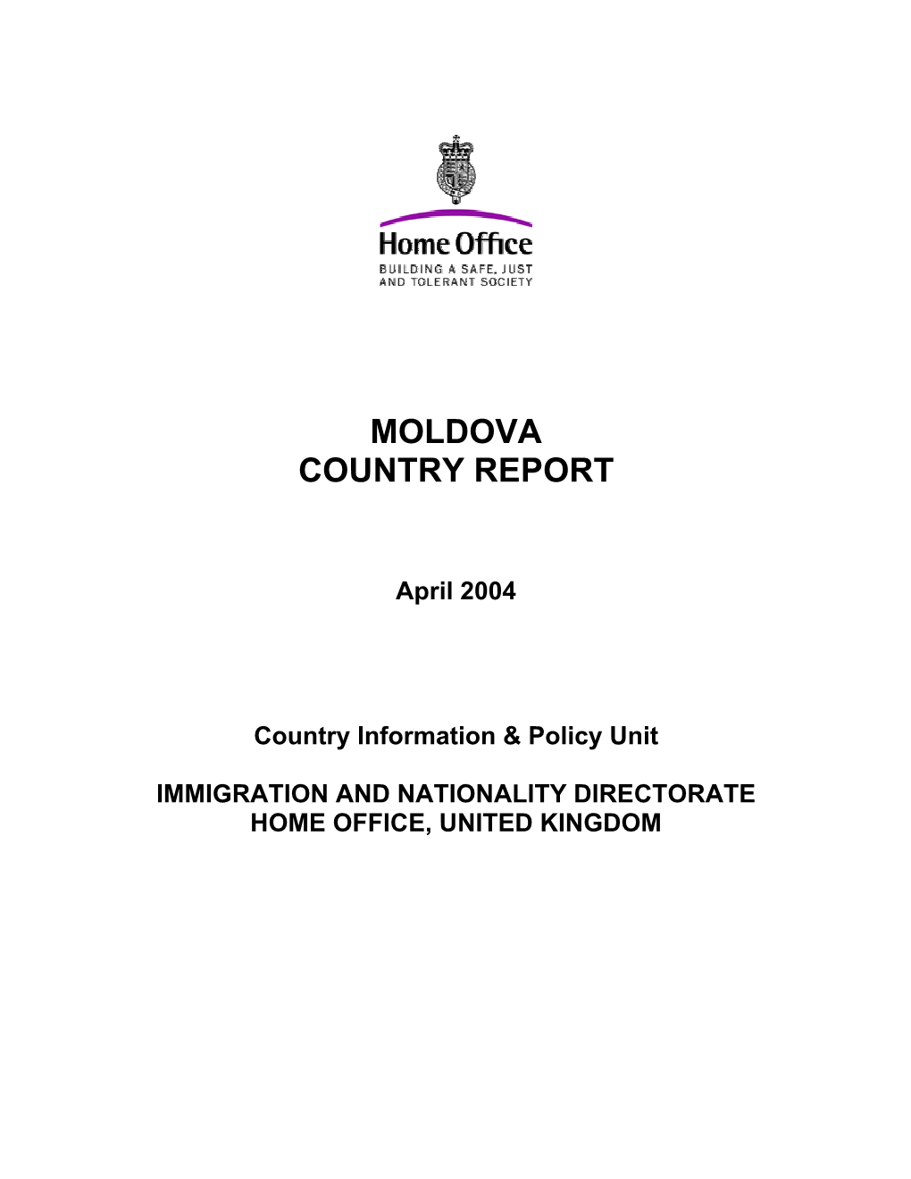 Moldova Country Report