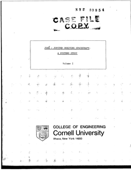 Cornell University Ithaca, New York 14650 JOSE - JUPITER ORBITING SPACECRAFT