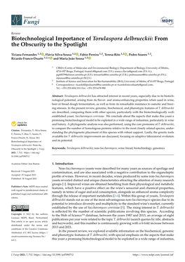 Biotechnological Importance of Torulaspora Delbrueckii: from the Obscurity to the Spotlight