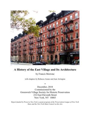 A History of the East Village and Its Architecture