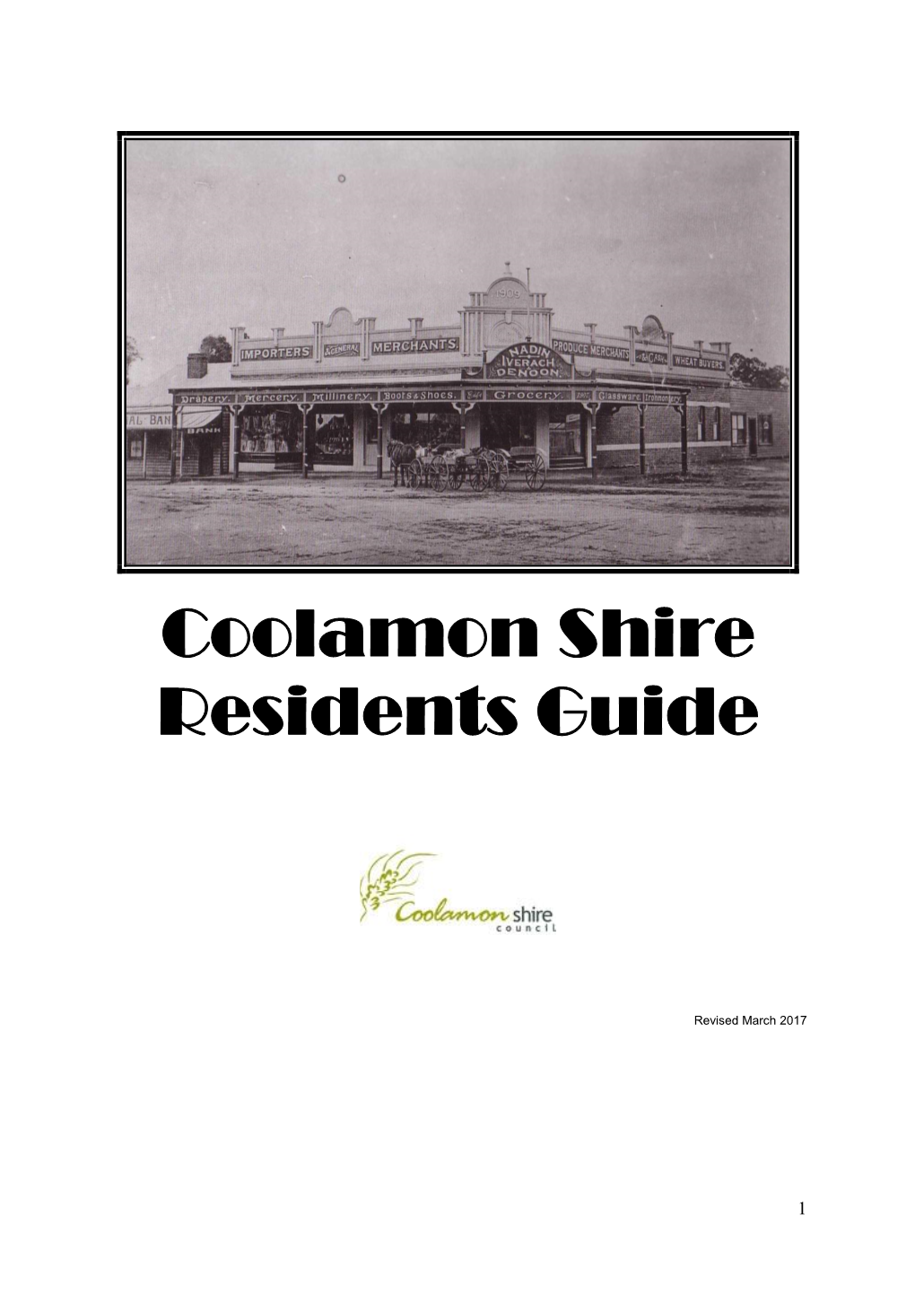 Coolamon Shire Residents Guide