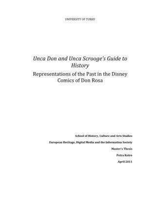 Unca Don and Unca Scrooge's Guide to History
