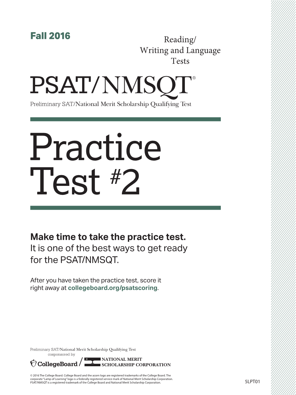 PSAT/NMSQT Practice Test #2 | SAT Suite of Assessments