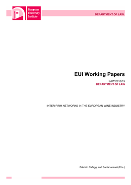 EUI Working Papers