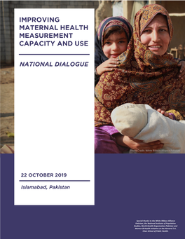 Improving Maternal Health Measurement Capacity and Use