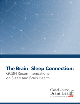 GCBH Recommendations on Sleep and Brain Health