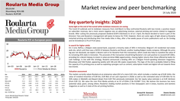 14.07.2020 Roularta Market Review by Merodis – 2020 Q2