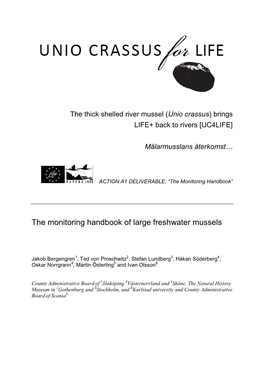 The Monitoring Handbook of Large Freshwater Mussels