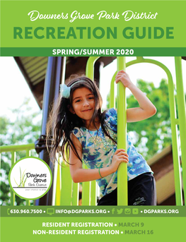 Recreation Guide Spring/Summer 2020