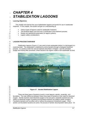 Chapter 4 Stabilization Lagoons