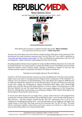 Nine Below Zero 40Th Anniversary Tour 701.14 Kb