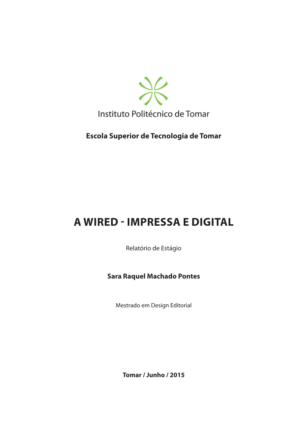 A Wired - Impressa E Digital