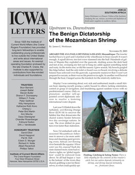 The Benign Dictatorship of the Mozambican Shrimp