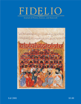 Fidelio, Volume 10, Number 3, Fall 2001