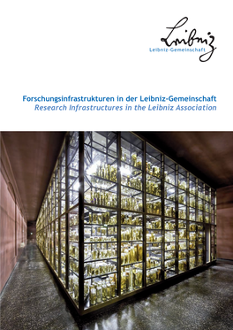 Forschungsinfrastrukturen in Der Leibniz-Gemeinschaft Research Infrastructures in the Leibniz Association 2