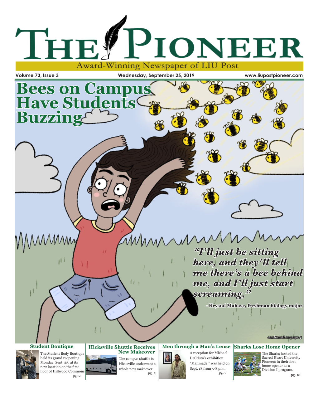 Bees on Campus Have Students Buzzing