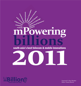 Mpowering Billions 2South Asia’S 0Best Telecom & M1obile Inn1ovations