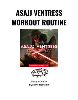 Asajj Ventress Workout Routine
