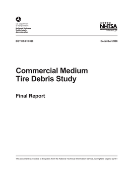 Commercial Medium Tire Debris Study