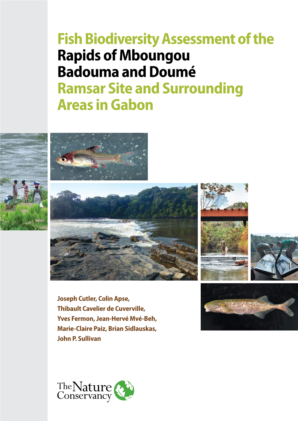 Fish Biodiversity Assessment of the Rapids of Mboungou Badouma and Doumé Ramsar Site and Surrounding Areas in Gabon