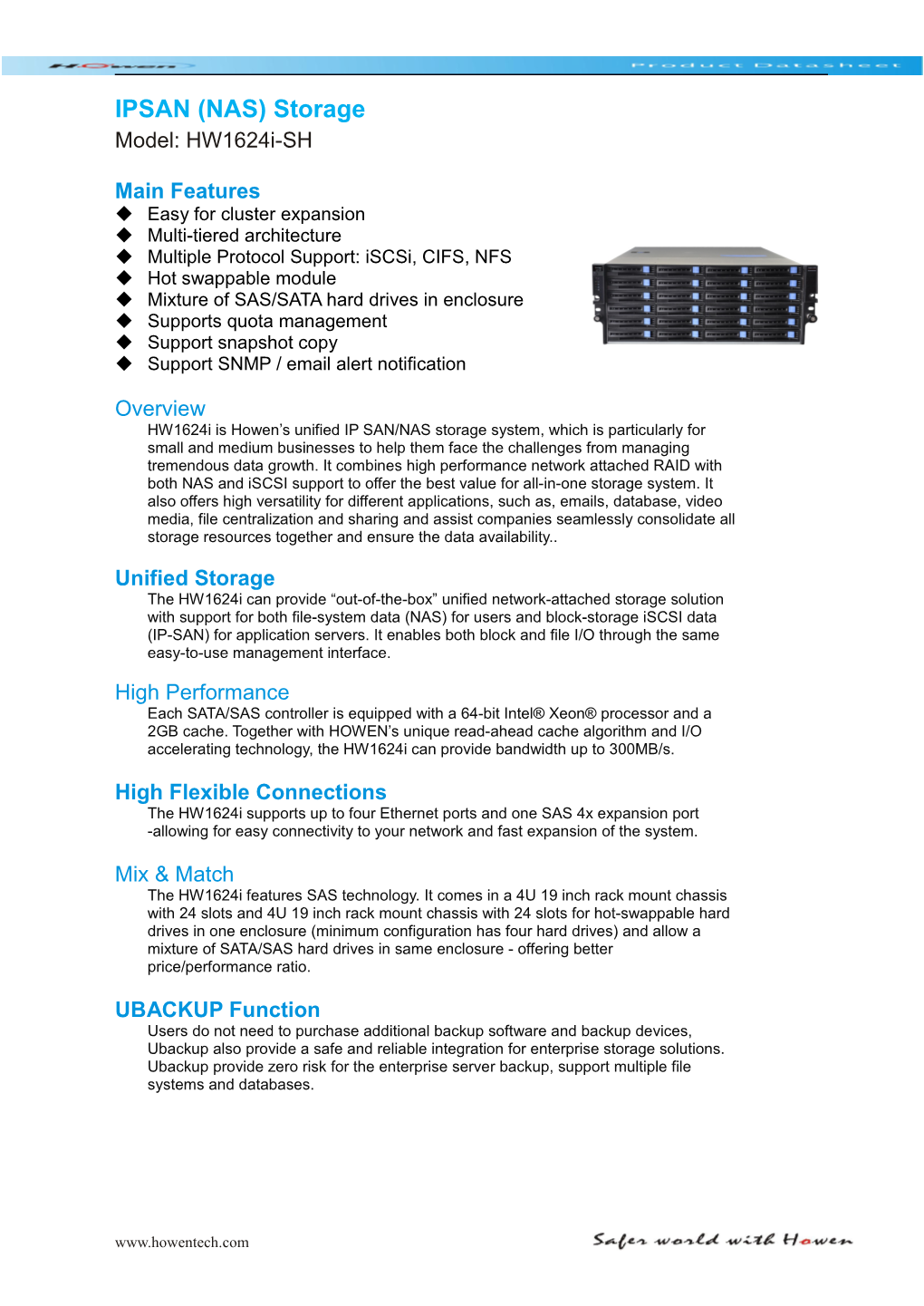 IPSAN (NAS) Storage