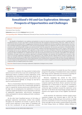 Somaliland's Oil and Gas Exploration Attempt