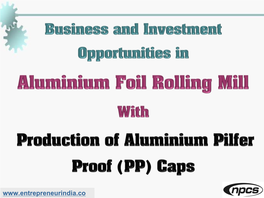 Business and Investment Opportunities in Aluminium Foil