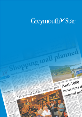 Deadlines and Ratecard for the Greymouth Star