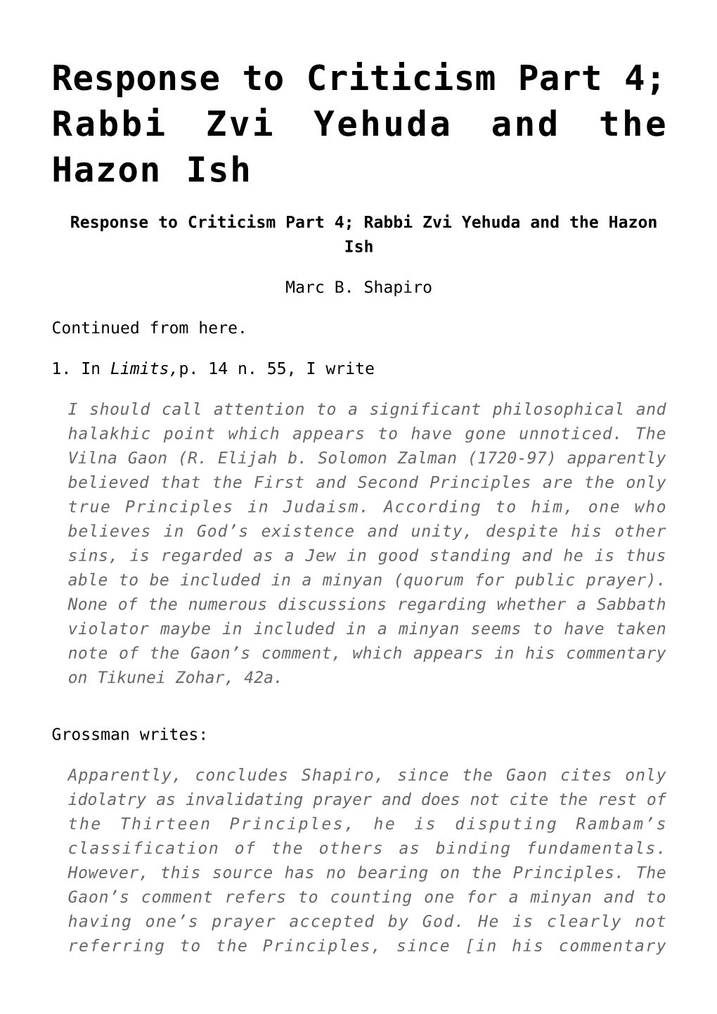 Rabbi Zvi Yehuda and the Hazon Ish,Book Announcement